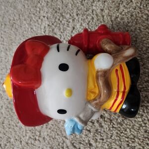 Hello Kitty Firefighter Toy - Red, Yellow, Black